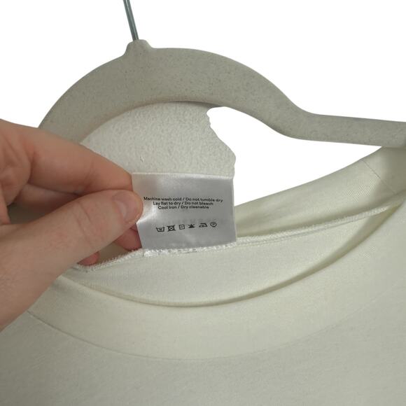 Summersalt The Shield Black White Colorblock Long Sleeve Shirt Womens Medium - Picture 4 of 5